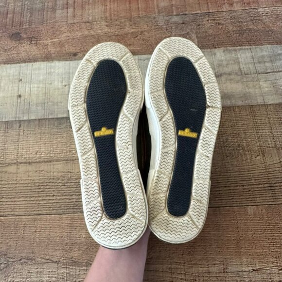 Sebago Docksides Men's Brown/Black Slip On Boat Shoes Size 6 - Picture 10 of 12